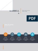 Marbella PowerPoint Template Dark