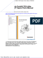 Jungheinrich Forklift TFG 430s Ge220 470zt Spare Parts Manual Fn585546