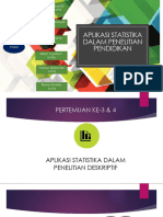 PERTEMUAN 3 & 4 Statistika Deskriptif