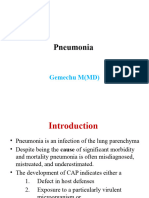 Pneumonia: Gemechu M (MD)