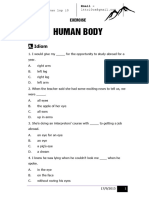 (Human Body) (Exercise) (05.01.16) (Simple)