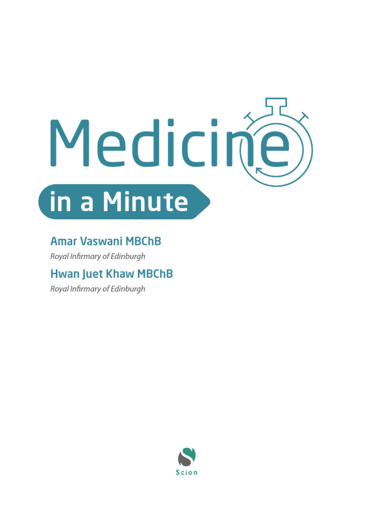 Medicine In A Minute Sample Chapter Pdf Heart Coronary Artery Disease