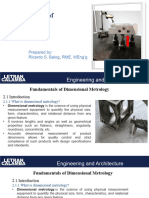 Lesson 3 - Machine Shop (Dimensional) Metrology