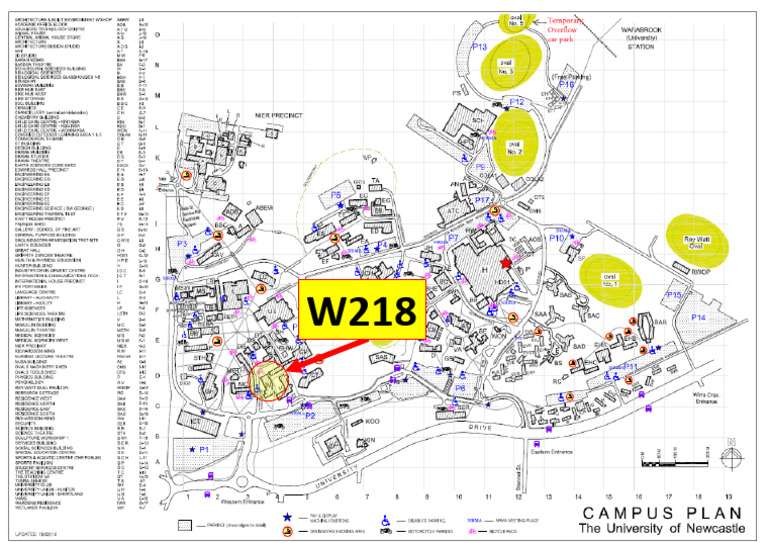 Callaghan campus map pdf