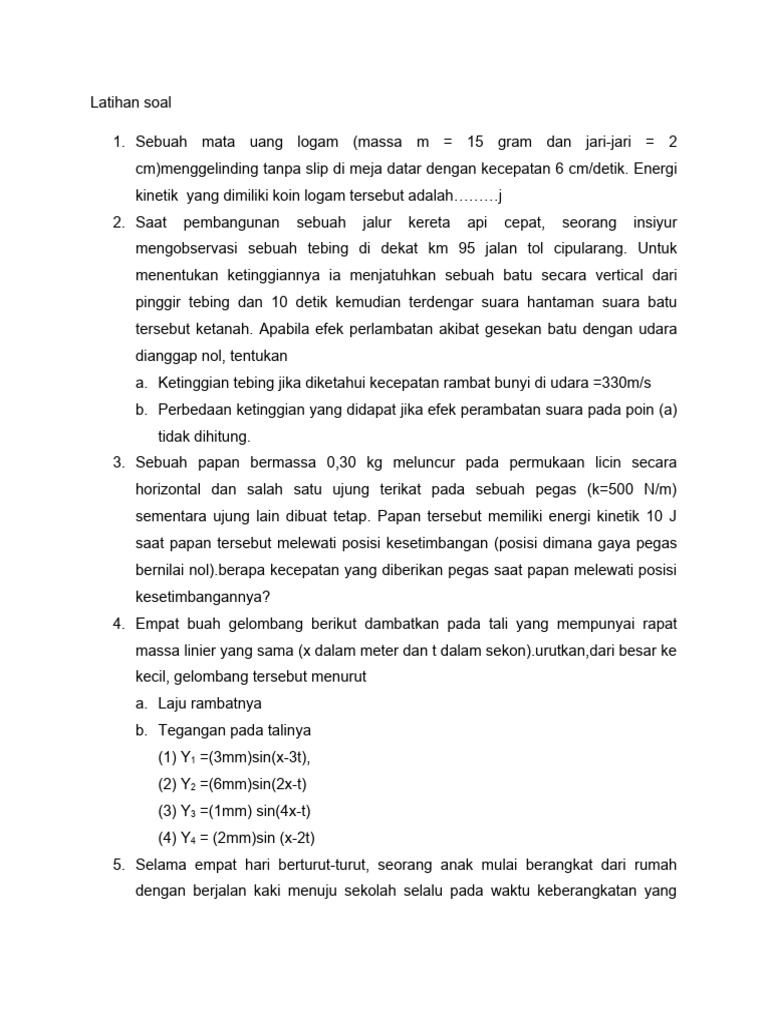 Latihan Soal Osn Pdf