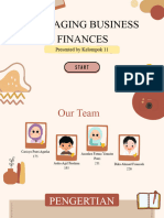 Managing Business Finance - Kelompok 11