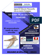 SEMANA 37 - PRIMARIA - 3ER Y 4TO GRADO - El Sorprende Vuelo de Una Avecilla