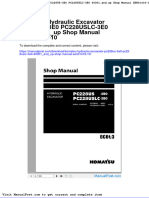 Komatsu Hydraulic Excavator Pc228us 3e0 Pc228uslc 3e0 40001 and Up Shop Manual Sen01418 10