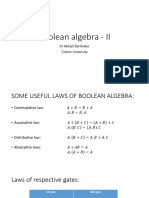 Lecture 5 - Boolean Algebra