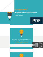 Repeated Multiplication Final Grade 6