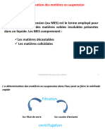 Détermination de La Pollution Particualaire Et de La Matière Organique