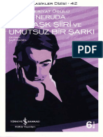 Pablo Neruda - Yirmi Aşk Şiiri Ve Umutsuz Bir Şarkı-Türkiye İş Bankası Kültür Yayınları (2020)