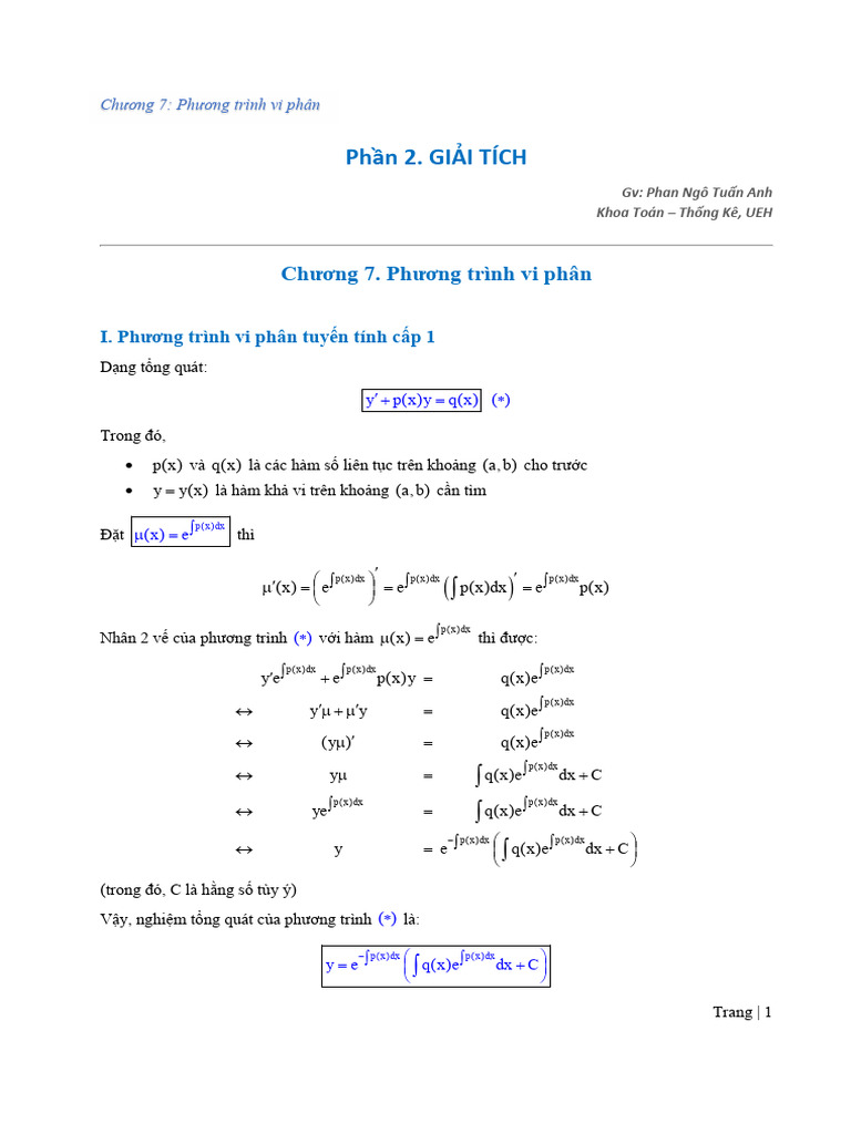 Chương 7 Toán CC | PDF