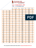 GRP IV Test 19 - GS Ans Key