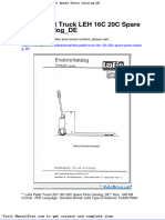 Lafis Pallet Truck Leh 16c 20c Spare Parts Catalog de