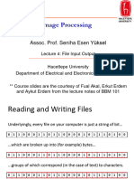 ELE492 - ELE492 - Image Process Lecture Notes 4