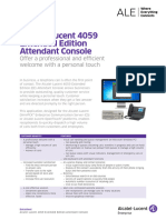 4059 Extended Edition Attendant Console Datasheet En