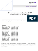 TC2005en-Ed17 SIP Providers Supported On OpenTouch and OmniPCX Enterprise