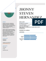 Jhonny Steven Hernandez: Perfil