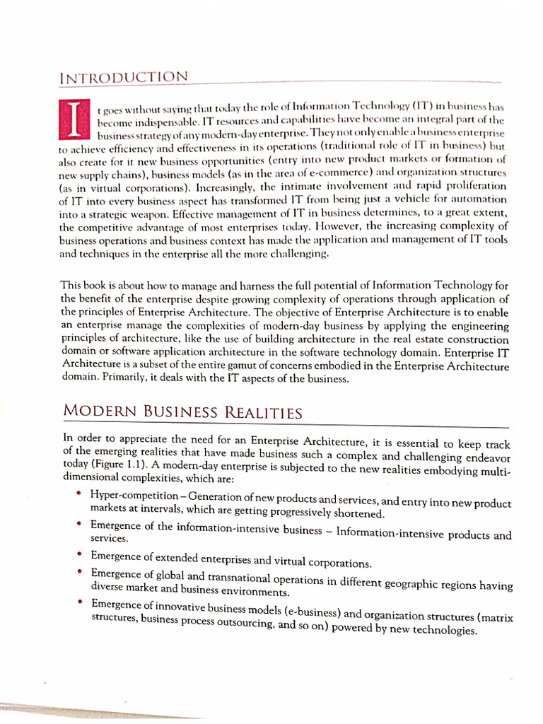 Enterprise Architecture | PDF