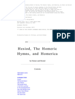 Hesiod The Homeric Hymns and Homerica by Homer and Hesiod