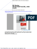 Linde Forklift Series 393 02 h25d 02 h35t 02 en 1405 Service Manuals