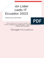 Elección Líder destacado IT Ecuador 2022