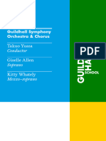 Guildhall Programa Mahler