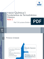 Aula 1 FQI - Aspectos Iniciais TD FQI X