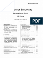 Eutscher Bundestag: Stenographischer Bericht 22. Sitzung