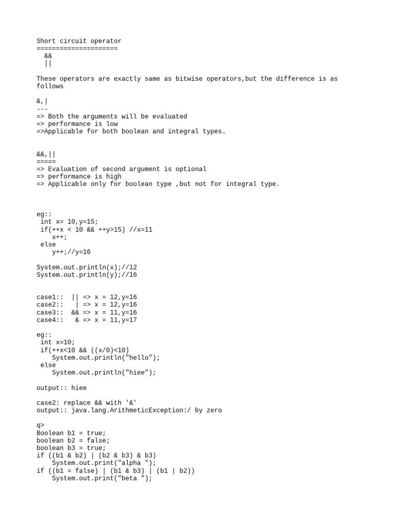 Lecture 4 java pdf boolean data type parameter computer programming 