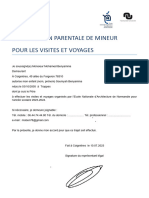 Copie de Autorisation - Parentale - Mineur