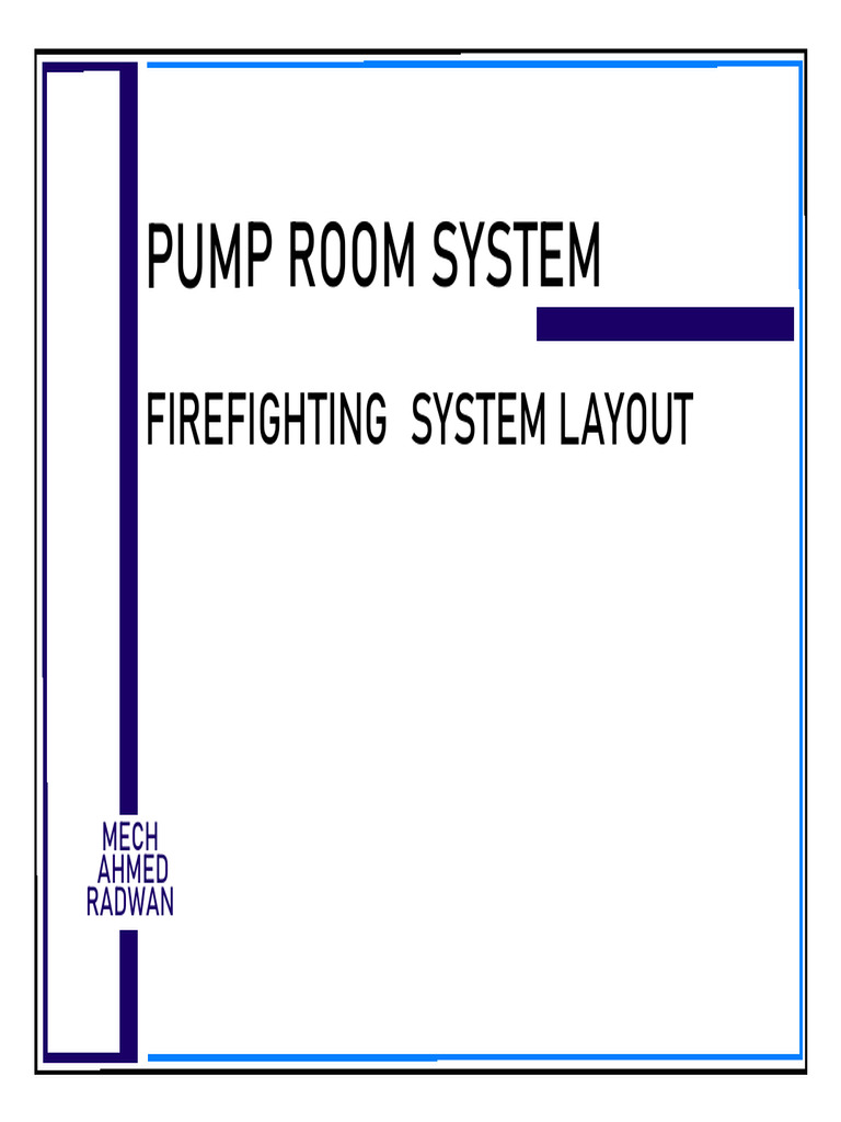 Fire Pump Room System Layout Guide | PDF