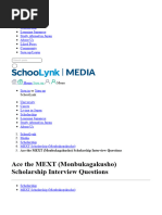 MEXT Scholarship Exam Sample Questions | PDF | Science