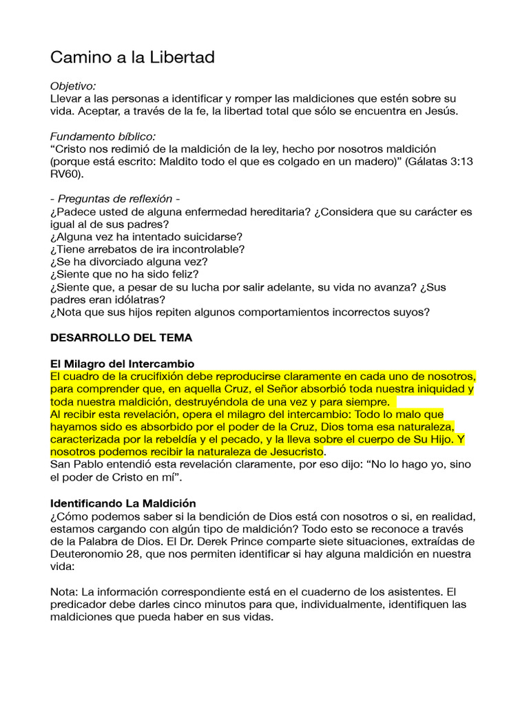 Camino A La Libertad | PDF