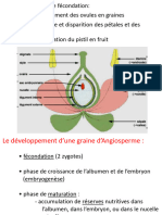 Cours 9 - Reproduction - Sexuee - Angiospermes - Graines-Fruit-Strategies