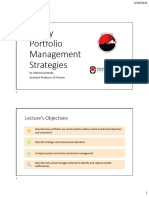 Equity Portfolio MGT Strategies - Lecture