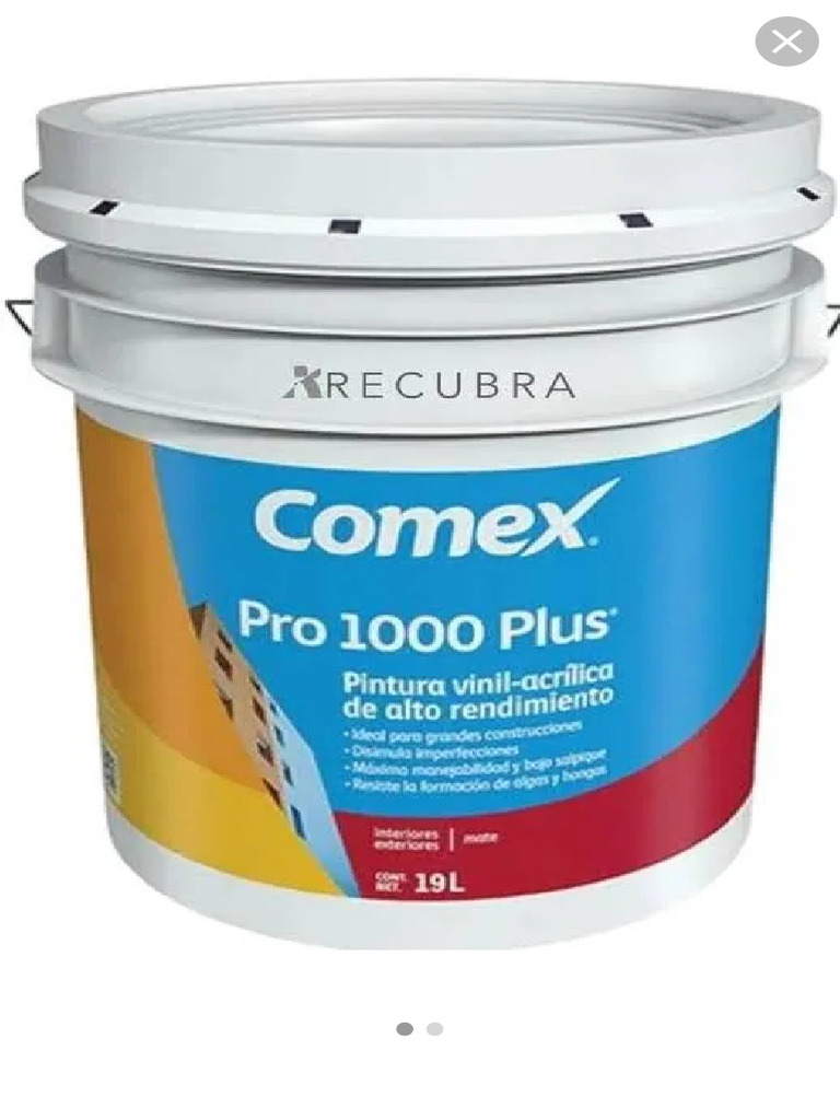 Pintura Vinílica Pro 1000 Comex Verde Bandera 19 Lts Lavable Google ...