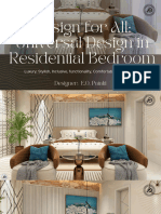 BEDROOM. Universal Design in Residential Bedroom