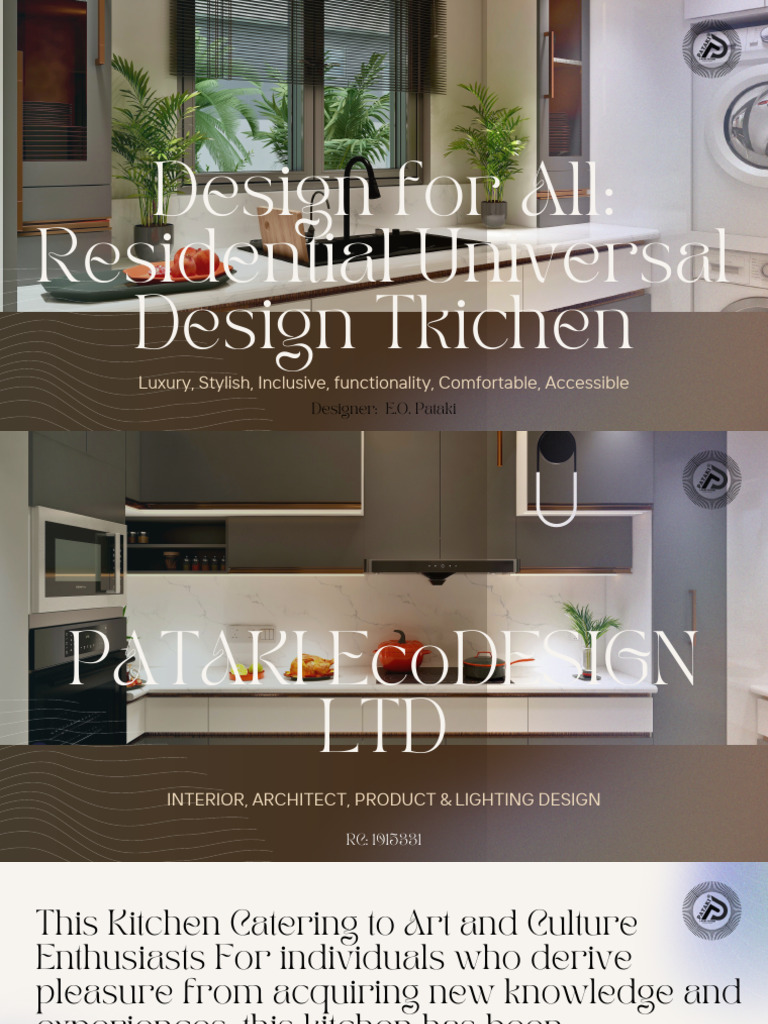 KITCHEN. Residential Universal Design Kitchen PDF Intellectual