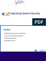 S23U14438 - Lecture 15 - OS Security