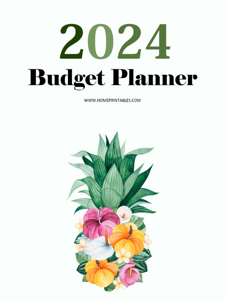 2024 Budget Planner Worksheets by Home Printables V 1 PDF