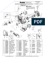 Poulan p4018wt Parts Manual 718469