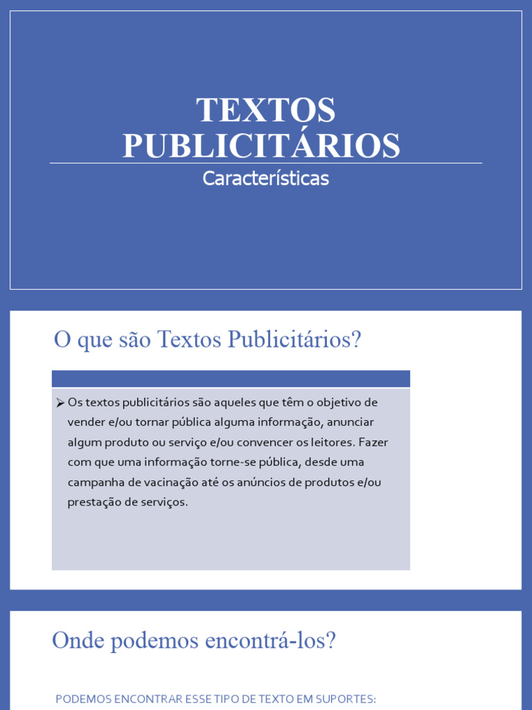 O Que São Textos Publicitários? Entenda Sua Estrutura E Função – ELEVHH