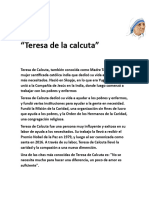 Diapositiva de Teresa de La Calcuta