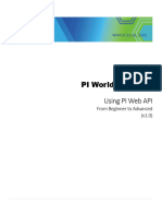 PIWorld 2020 Using PI Web API From Beginner To Advanced