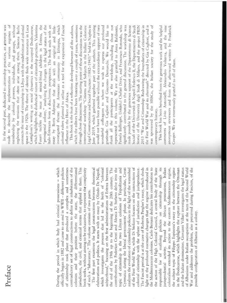 Preface intelligence overview