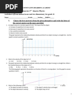 Physics Grade 11 1st Work Sheet