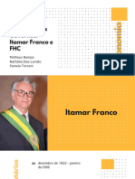 Economia Dos Governos - Itamar Franco e FHC