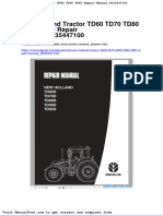 New Holland Tractor Td60 Td70 Td80 Td90 Td95 Repair Manual 6035447100
